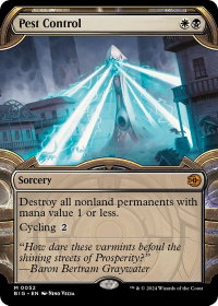 Pest Control (Showcase) - Outlaws of Thunder Junction: The Big Score (BIG) #52 - Mythic Rare Magic: The Gathering Trading Card