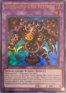 Thousand-Eyes Restrict - Speed Duel: Tournament Pack 7 (STP7) #STP7-EN003 - Ultra Rare YuGiOh Trading Card