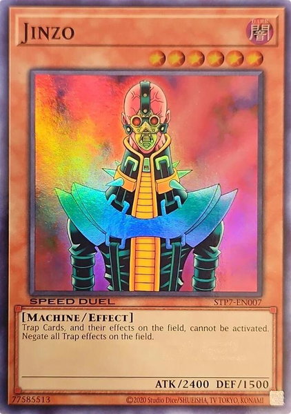 Jinzo - Speed Duel: Tournament Pack 7 YuGiOh trading card