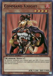 Command Knight - Speed Duel: Tournament Pack 7 (STP7) #STP7-EN008 - Super Rare YuGiOh Trading Card