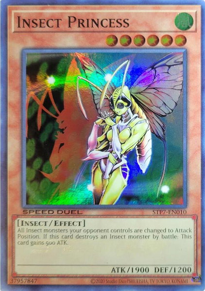 Insect Princess - Speed Duel: Tournament Pack 7 YuGiOh trading card