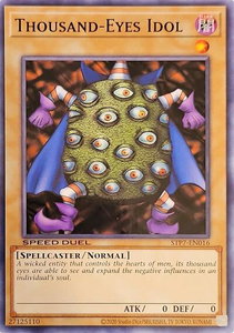Thousand-Eyes Idol - Speed Duel: Tournament Pack 7 (STP7) #STP7-EN016 - Common / Short Print YuGiOh Trading Card
