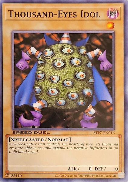 Thousand-Eyes Idol - Speed Duel: Tournament Pack 7 YuGiOh trading card