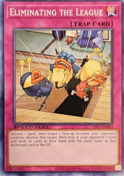 Eliminating the League - Speed Duel: Tournament Pack 7 YuGiOh trading card