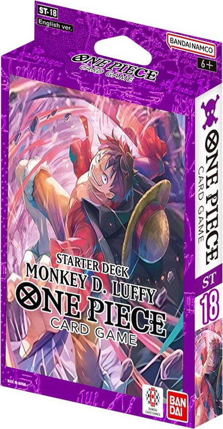 Starter Deck 18: PURPLE Monkey.D.Luffy trading card from Starter Deck 18: PURPLE Monkey.D.Luffy Starter Deck 18: PURPLE Monkey.D.Luffy - Starter Deck 18: PURPLE Monkey.D.Luffy One Piece trading card