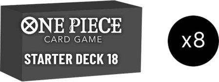 Starter Deck 18: PURPLE Monkey.D.Luffy Display Case trading card from Starter Deck 18: PURPLE Monkey.D.Luffy Starter Deck 18: PURPLE Monkey.D.Luffy Display Case - Starter Deck 18: PURPLE Monkey.D.Luffy One Piece trading card