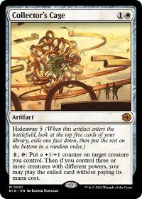 Collector's Cage - Outlaws of Thunder Junction: The Big Score (BIG) #1 - Mythic Rare Magic: The Gathering Trading Card