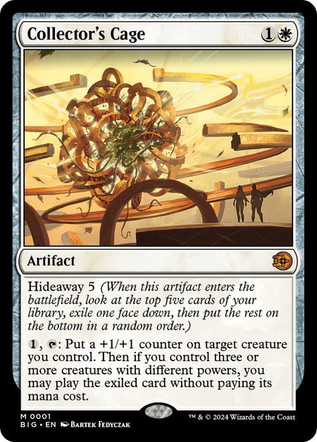 Collector's Cage - Outlaws of Thunder Junction: The Big Score Magic: The Gathering trading card