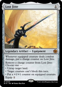Lost Jitte - Outlaws of Thunder Junction: The Big Score (BIG) #23 - Mythic Rare Magic: The Gathering Trading Card