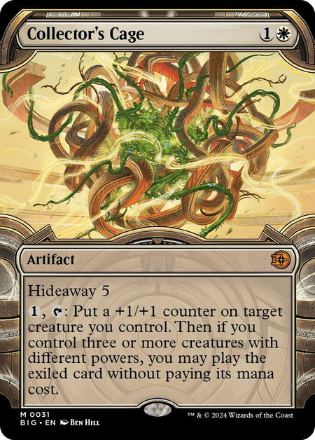 Collector's Cage (Showcase) - Outlaws of Thunder Junction: The Big Score Magic: The Gathering trading card