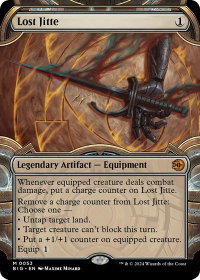 Lost Jitte (Showcase) - Outlaws of Thunder Junction: The Big Score (BIG) #53 - Mythic Rare Magic: The Gathering Trading Card