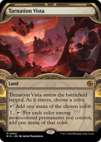Tarnation Vista (Showcase) - Outlaws of Thunder Junction: The Big Score (BIG) #60 - Mythic Rare Magic: The Gathering Trading Card