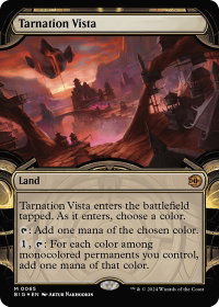 Tarnation Vista (Showcase) (Raised Foil) - Outlaws of Thunder Junction: The Big Score (BIG) #65 - Mythic Rare Magic: The Gathering Trading Card