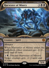 Harvester of Misery (Showcase) - Outlaws of Thunder Junction: The Big Score (BIG) #39 - Mythic Rare Magic: The Gathering Trading Card