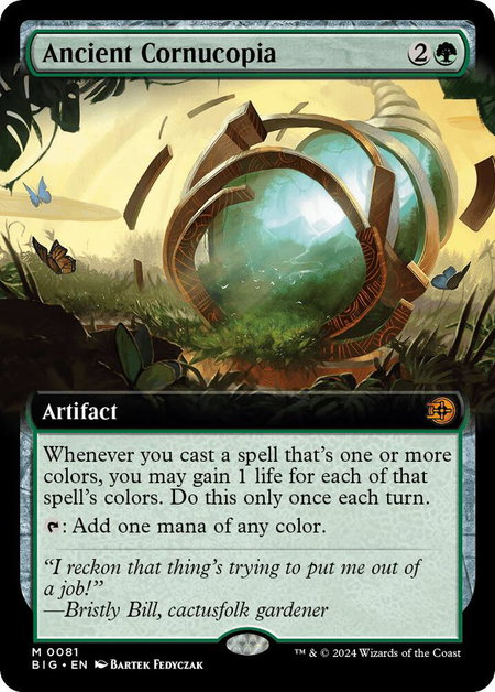 Ancient Cornucopia (Extended Art) - Outlaws of Thunder Junction: The Big Score Magic: The Gathering trading card