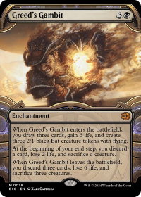 Greed's Gambit (Showcase) - Outlaws of Thunder Junction: The Big Score (BIG) #38 - Mythic Rare Magic: The Gathering Trading Card