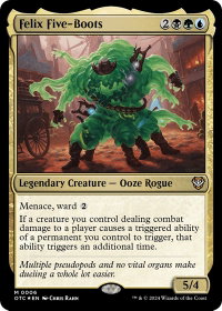 Felix Five-Boots - Commander: Outlaws of Thunder Junction (OTC) #6 - Mythic Rare Magic: The Gathering Trading Card