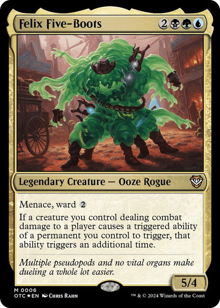 Felix Five-Boots - Commander: Outlaws of Thunder Junction Magic: The Gathering trading card