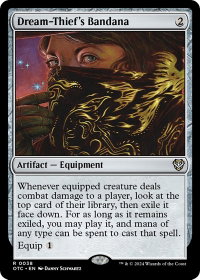 Dream-Thief's Bandana - Commander: Outlaws of Thunder Junction (OTC) #38 - Rare Magic: The Gathering Trading Card