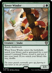 Tower Winder - Commander: Outlaws of Thunder Junction (OTC) #34 - Rare Magic: The Gathering Trading Card