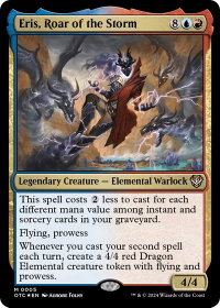 Eris, Roar of the Storm - Commander: Outlaws of Thunder Junction (OTC) #5 - Mythic Rare Magic: The Gathering Trading Card