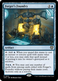 Forger's Foundry - Commander: Outlaws of Thunder Junction (OTC) #14 - Rare Magic: The Gathering Trading Card