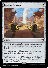 Leyline Dowser - Commander: Outlaws of Thunder Junction (OTC) #39 - Rare Magic: The Gathering Trading Card