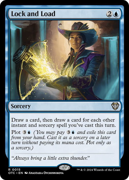 Lock and Load trading card from Commander: Outlaws of Thunder Junction Lock and Load - Commander: Outlaws of Thunder Junction Magic: The Gathering trading card