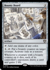 Bounty Board - Commander: Outlaws of Thunder Junction (OTC) #37 - Rare Magic: The Gathering Trading Card