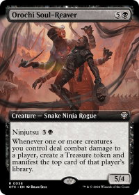 Orochi Soul-Reaver (Extended Art) - Commander: Outlaws of Thunder Junction (OTC) #58 - Rare Magic: The Gathering Trading Card