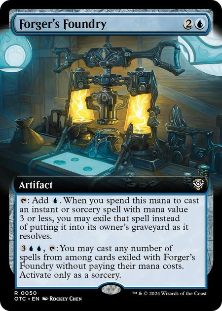 Forger's Foundry (Extended Art) - Commander: Outlaws of Thunder Junction Magic: The Gathering trading card