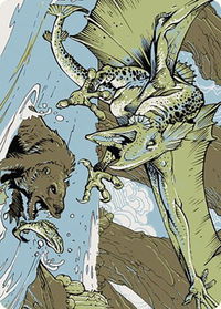 Decisive Denial Art Card - Art Series: Outlaws of Thunder Junction (ASOTJ) #45 - Special Magic: The Gathering Trading Card