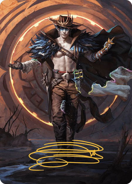 Oko, the Ringleader Art Card (29/54) (Gold-Stamped Signature) - Art Series: Outlaws of Thunder Junction Magic: The Gathering trading card