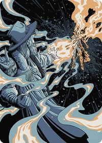 Mana Drain Art Card - Art Series: Outlaws of Thunder Junction (ASOTJ) #39 - Special Magic: The Gathering Trading Card