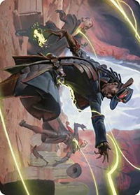 Lilah, Undefeated Slickshot Art Card - Art Series: Outlaws of Thunder Junction (ASOTJ) #26 - Special Magic: The Gathering Trading Card