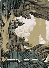 Path to Exile Art Card - Art Series: Outlaws of Thunder Junction (ASOTJ) #37 - Special Magic: The Gathering Trading Card