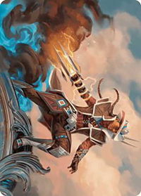 Annie Flash, the Veteran Art Card - Art Series: Outlaws of Thunder Junction (ASOTJ) #17 - Special Magic: The Gathering Trading Card
