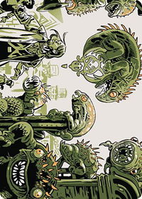 Pest Infestation Art Card - Art Series: Outlaws of Thunder Junction (ASOTJ) #42 - Special Magic: The Gathering Trading Card