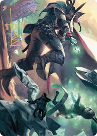 Metamorphic Blast Art Card (Gold-Stamped Signature) - Art Series: Outlaws of Thunder Junction (ASOTJ) #7 - Special Magic: The Gathering Trading Card