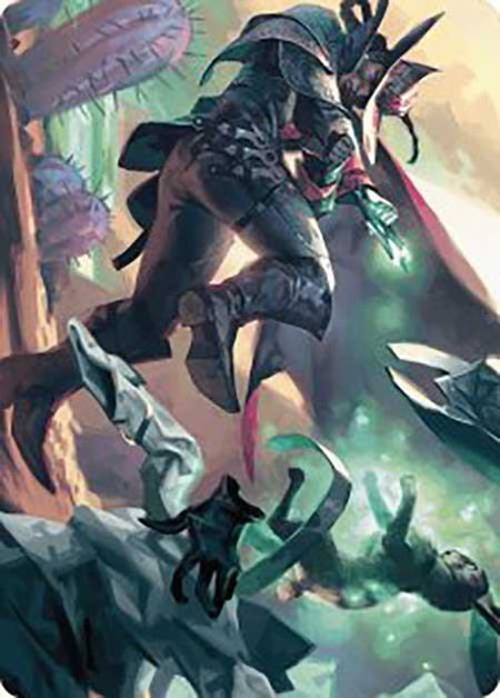 Metamorphic Blast Art Card - Art Series: Outlaws of Thunder Junction Magic: The Gathering trading card