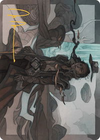 Annie Joins Up Art Card (Gold-Stamped Signature) - Art Series: Outlaws of Thunder Junction (ASOTJ) #18 - Special Magic: The Gathering Trading Card