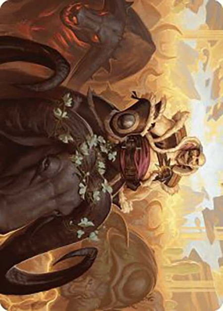 Bruse Tarl, Roving Rancher Art Card - Art Series: Outlaws of Thunder Junction Magic: The Gathering trading card