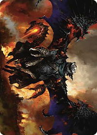 Akul the Unrepentant Art Card - Art Series: Outlaws of Thunder Junction (ASOTJ) #16 - Special Magic: The Gathering Trading Card