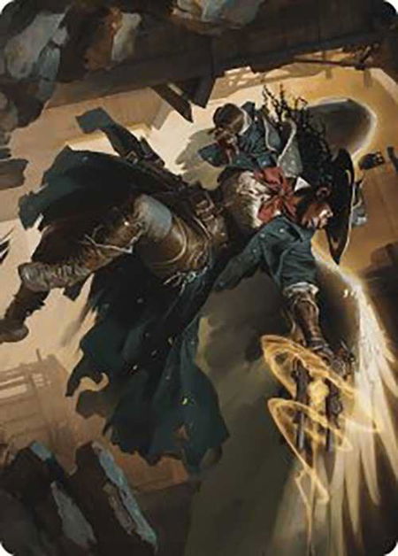 Archangel of Tithes Art Card - Art Series: Outlaws of Thunder Junction Magic: The Gathering trading card