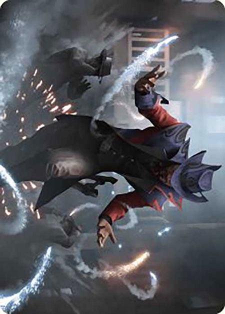 Razzle-Dazzler Art Card - Art Series: Outlaws of Thunder Junction Magic: The Gathering trading card