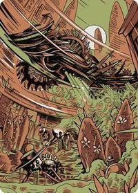 Contagion Engine Art Card - Art Series: Outlaws of Thunder Junction (ASOTJ) #50 - Special Magic: The Gathering Trading Card