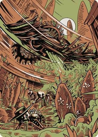 Contagion Engine Art Card - Art Series: Outlaws of Thunder Junction Magic: The Gathering trading card