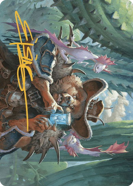 Doc Aurlock, Grizzled Genius Art Card (Gold-Stamped Signature) - Art Series: Outlaws of Thunder Junction Magic: The Gathering trading card