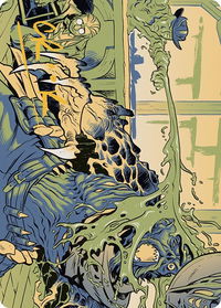 Voidslime Art Card (Gold-Stamped Signature) - Art Series: Outlaws of Thunder Junction (ASOTJ) #49 - Special Magic: The Gathering Trading Card