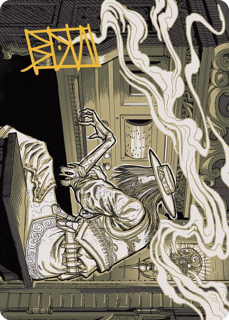 Vanishing Verse Art Card (Gold-Stamped Signature) - Art Series: Outlaws of Thunder Junction Magic: The Gathering trading card